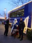 Der Weihnachtsmann in blau  » Zum Vergrößern klicken ->